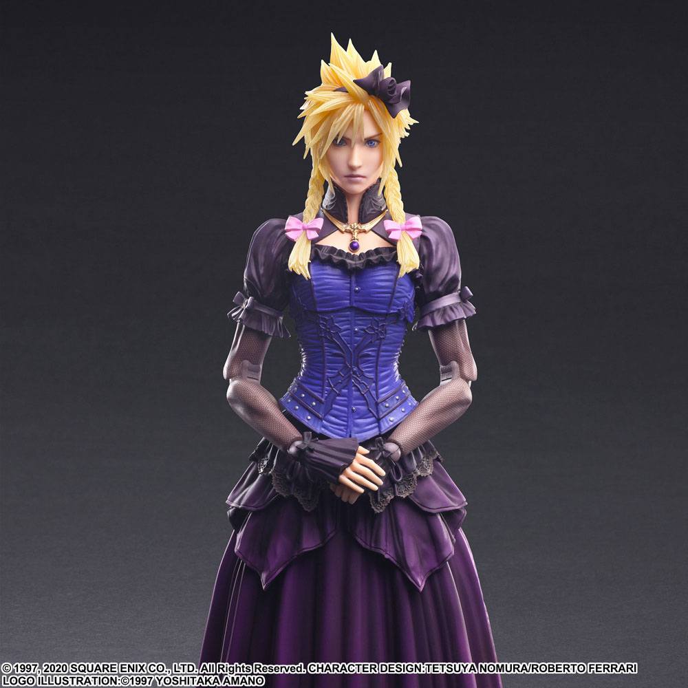 Final Fantasy VII Remake Play Arts Kai Actionfigur Cloud Strife Dress Ver. 28 cm