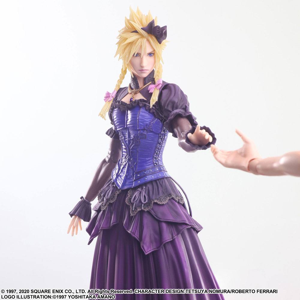 Final Fantasy VII Remake Play Arts Kai Actionfigur Cloud Strife Dress Ver. 28 cm