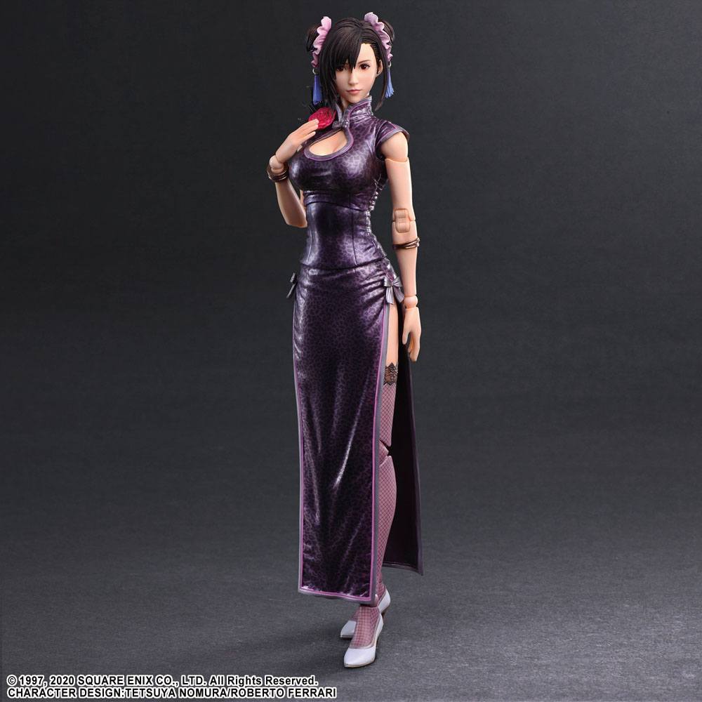 Final Fantasy VII Remake Play Arts Kai Actionfigur Tifa Lockhart Sporty Dress Ver. 25 cm