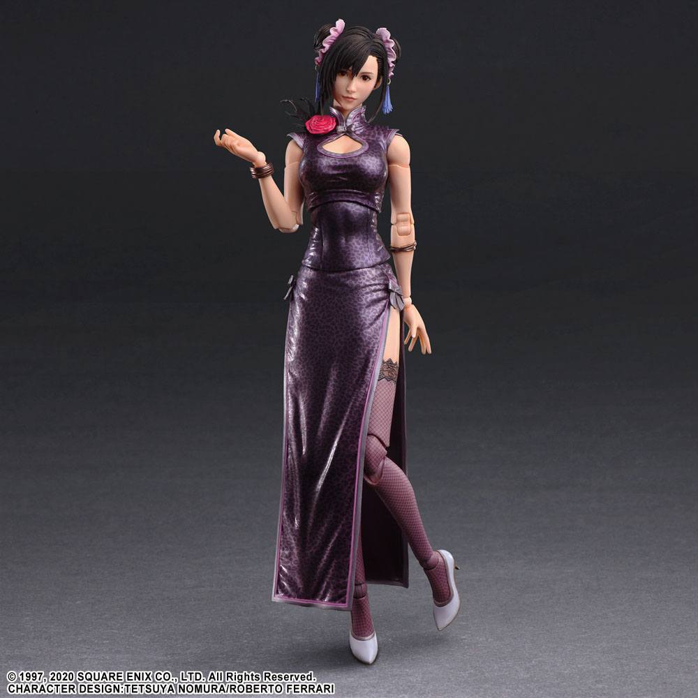 Final Fantasy VII Remake Play Arts Kai Actionfigur Tifa Lockhart Sporty Dress Ver. 25 cm