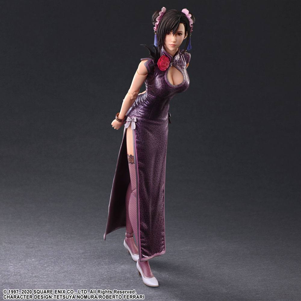 Final Fantasy VII Remake Play Arts Kai Actionfigur Tifa Lockhart Sporty Dress Ver. 25 cm