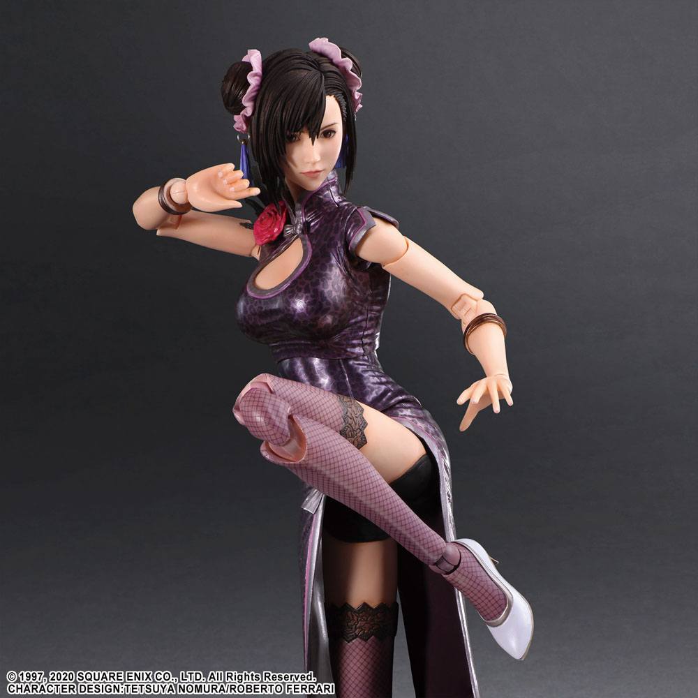 Final Fantasy VII Remake Play Arts Kai Actionfigur Tifa Lockhart Sporty Dress Ver. 25 cm