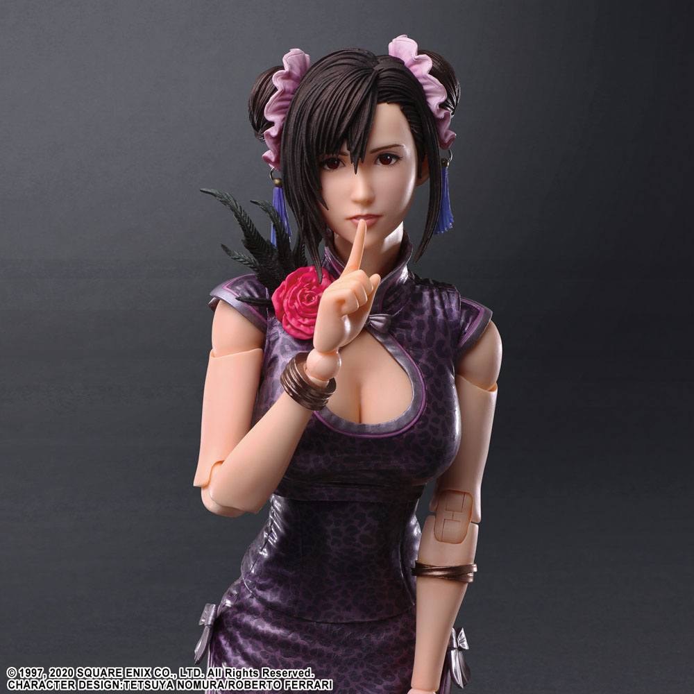 Final Fantasy VII Remake Play Arts Kai Actionfigur Tifa Lockhart Sporty Dress Ver. 25 cm