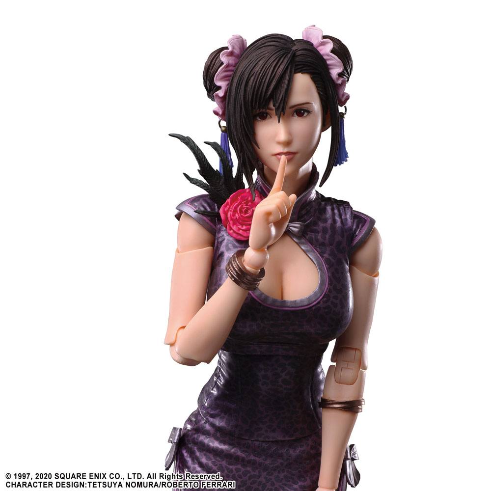 Final Fantasy VII Remake Play Arts Kai Actionfigur Tifa Lockhart Sporty Dress Ver. 25 cm