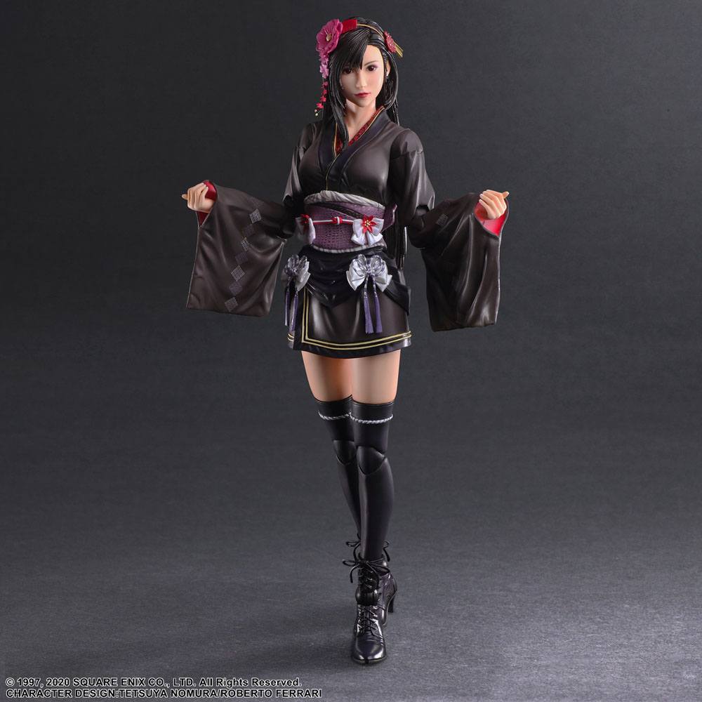 Final Fantasy VII Remake Play Arts Kai Actionfigur Tifa Lockhart Exotic Dress Ver. 25 cm