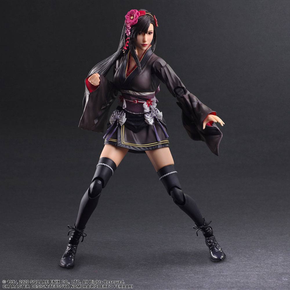 Final Fantasy VII Remake Play Arts Kai Actionfigur Tifa Lockhart Exotic Dress Ver. 25 cm