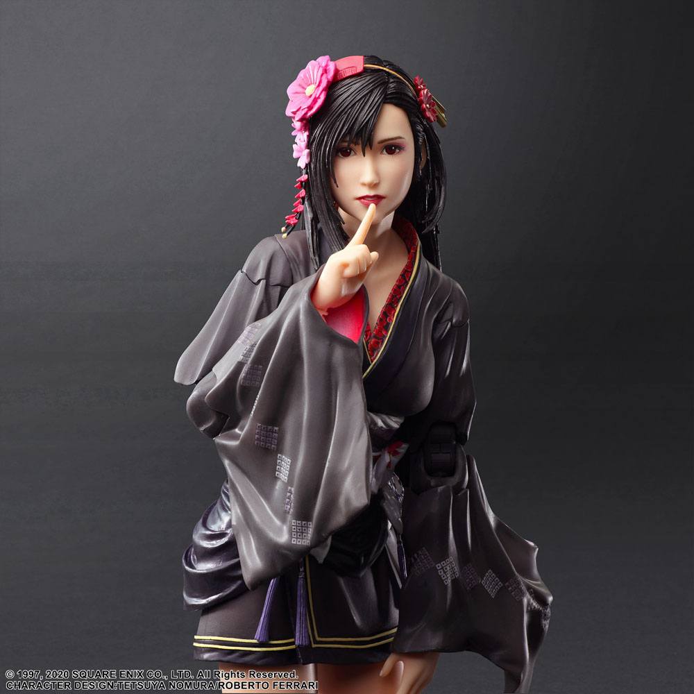 Final Fantasy VII Remake Play Arts Kai Actionfigur Tifa Lockhart Exotic Dress Ver. 25 cm