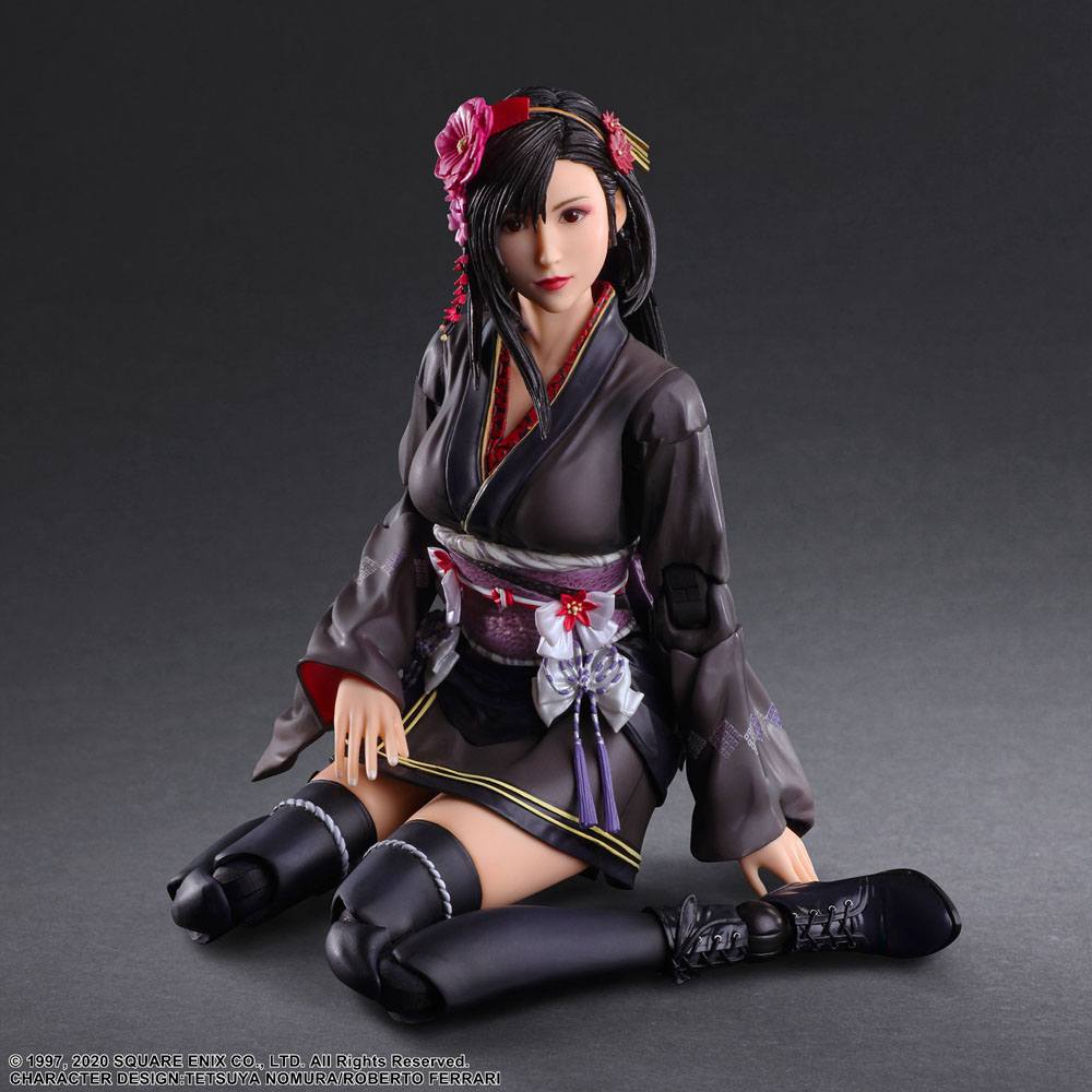 Final Fantasy VII Remake Play Arts Kai Actionfigur Tifa Lockhart Exotic Dress Ver. 25 cm