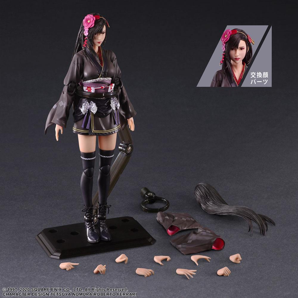 Final Fantasy VII Remake Play Arts Kai Actionfigur Tifa Lockhart Exotic Dress Ver. 25 cm