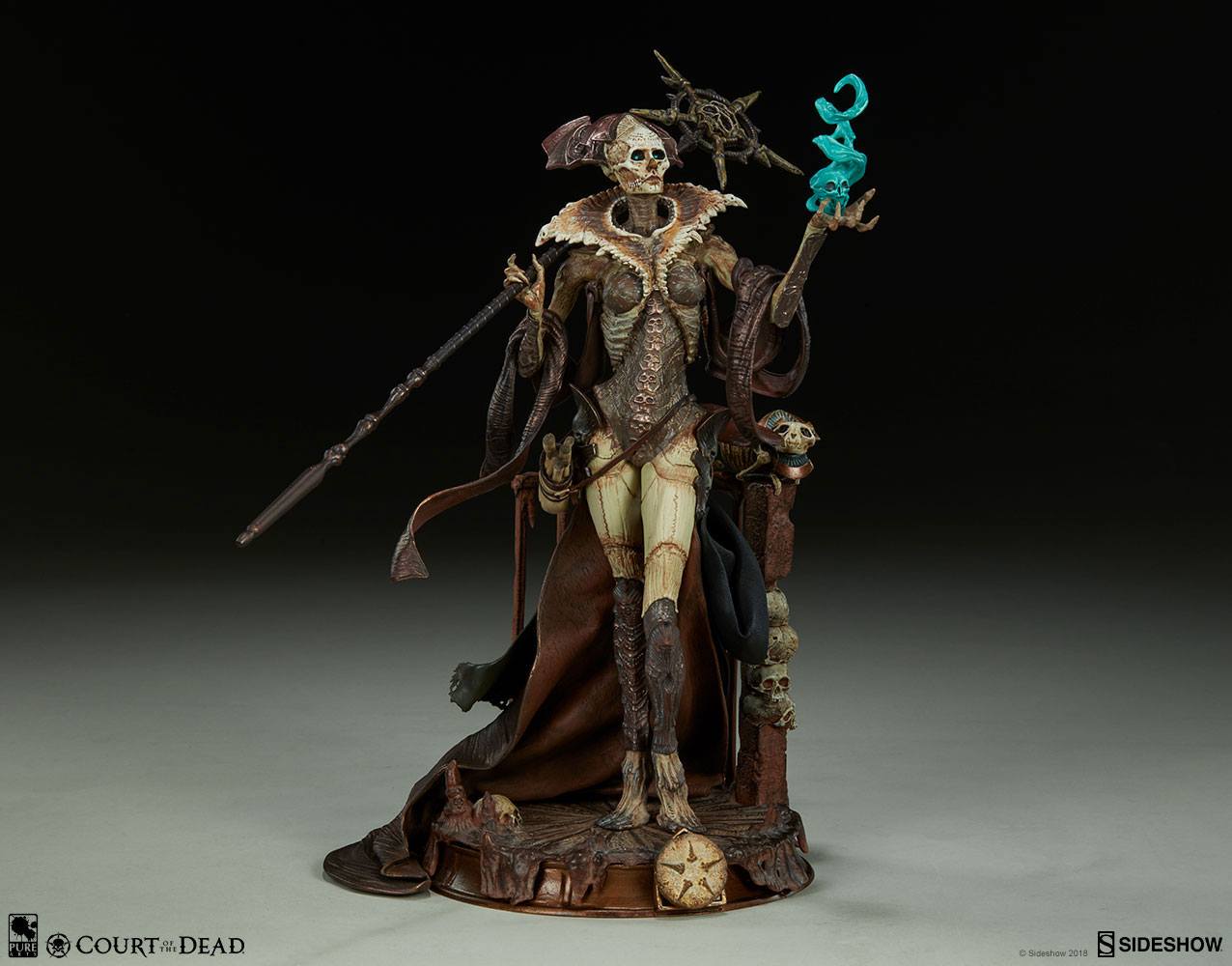 Court of the Dead PVC Statue Xiall - Osteomancers Vision 33 cm