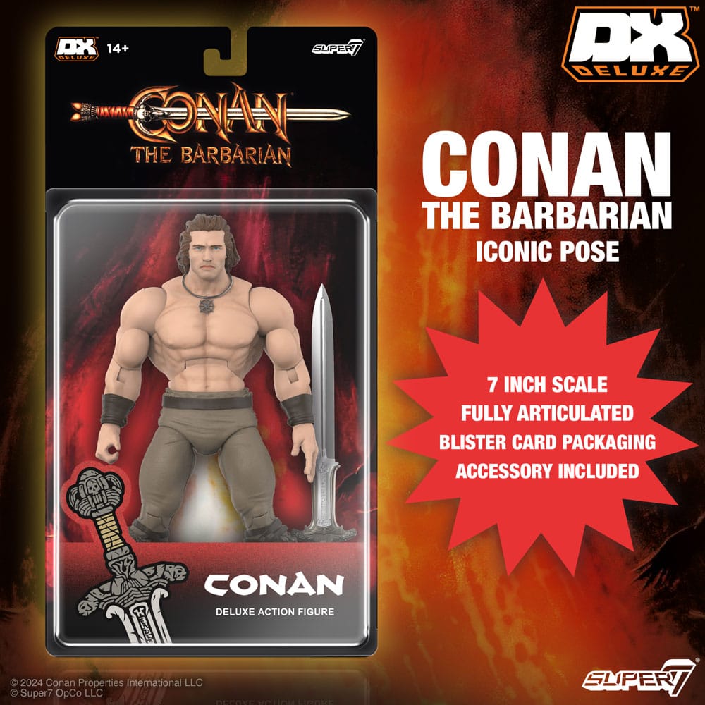 Conan der Barbar 1982 Deluxe Actionfigur Conan Iconic Pose 18 cm