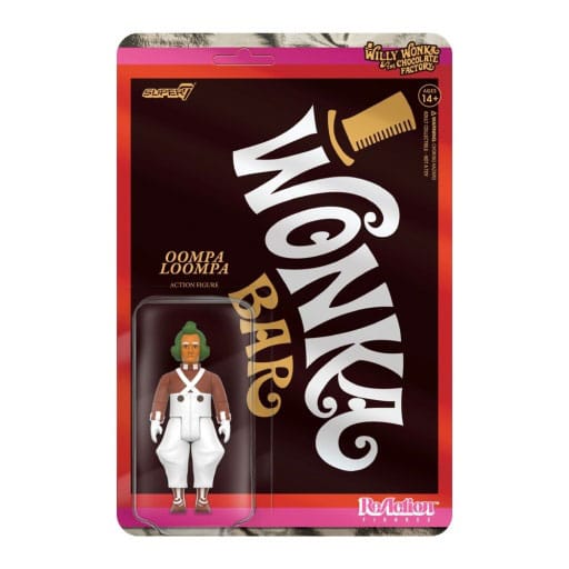 Charlie und die Schokoladenfabrik (1971) ReAction Actionfigur Wave 03 Oompa Loompa 10 cm