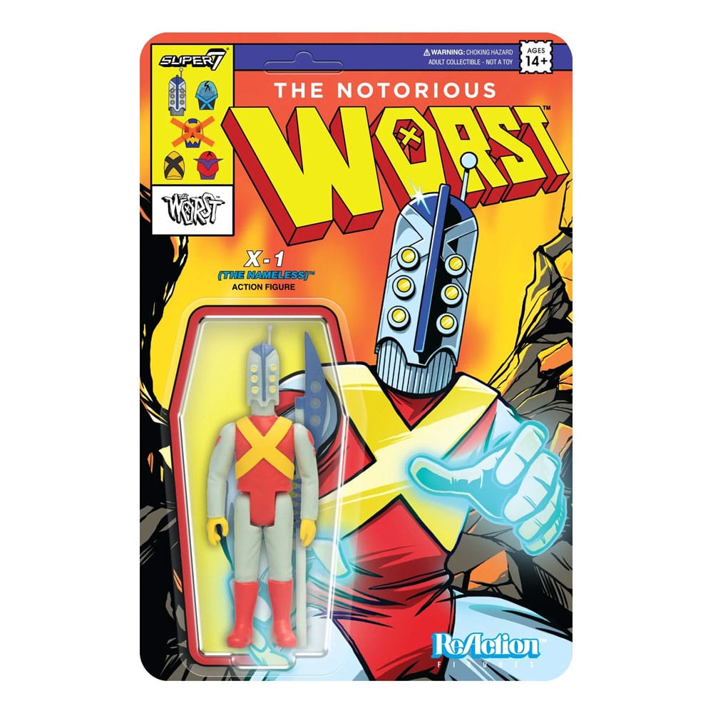 The Worst ReAction Actionfigur Wave 05 Mutant Team X1 The Nameless 10 cm