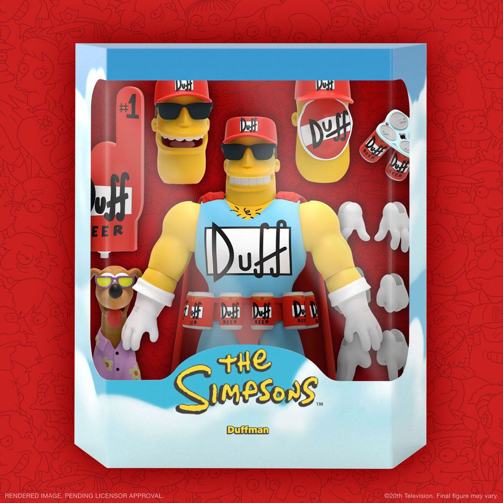 Die Simpsons Ultimates Actionfigur Duffman 18 cm