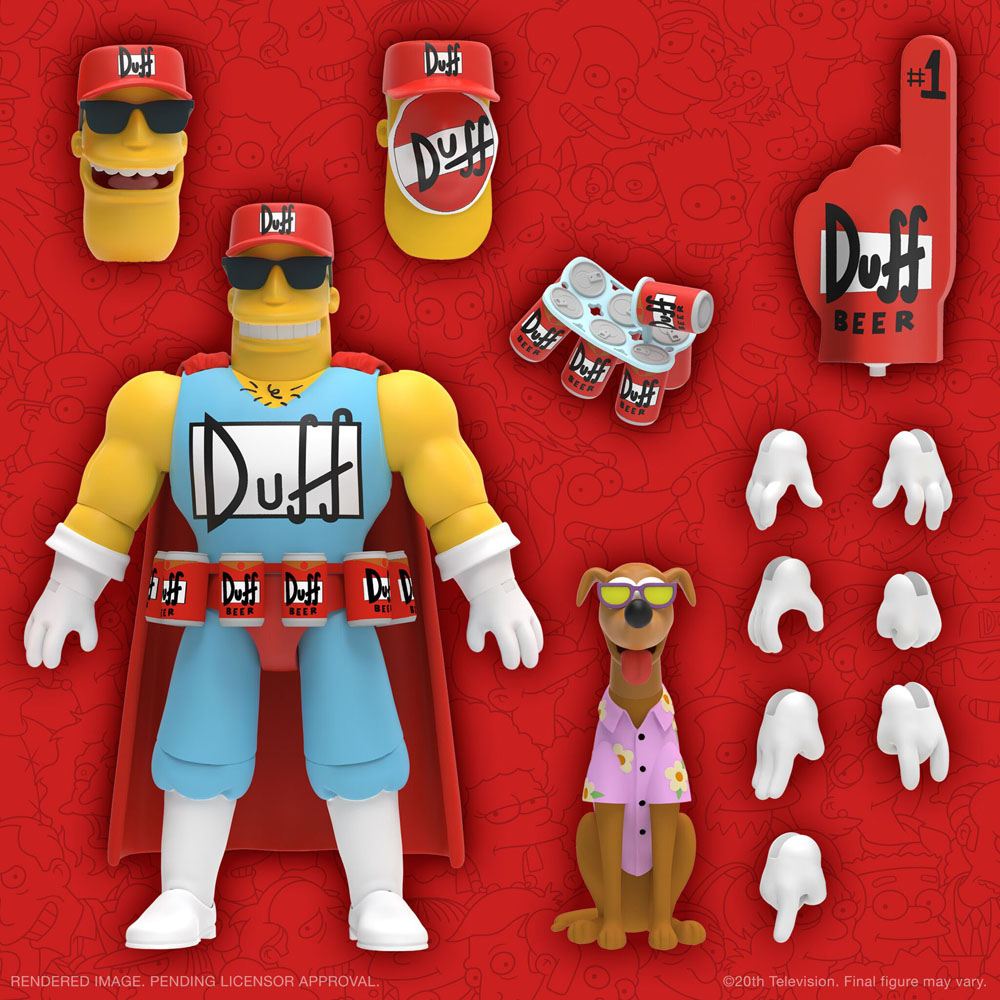 Die Simpsons Ultimates Actionfigur Duffman 18 cm