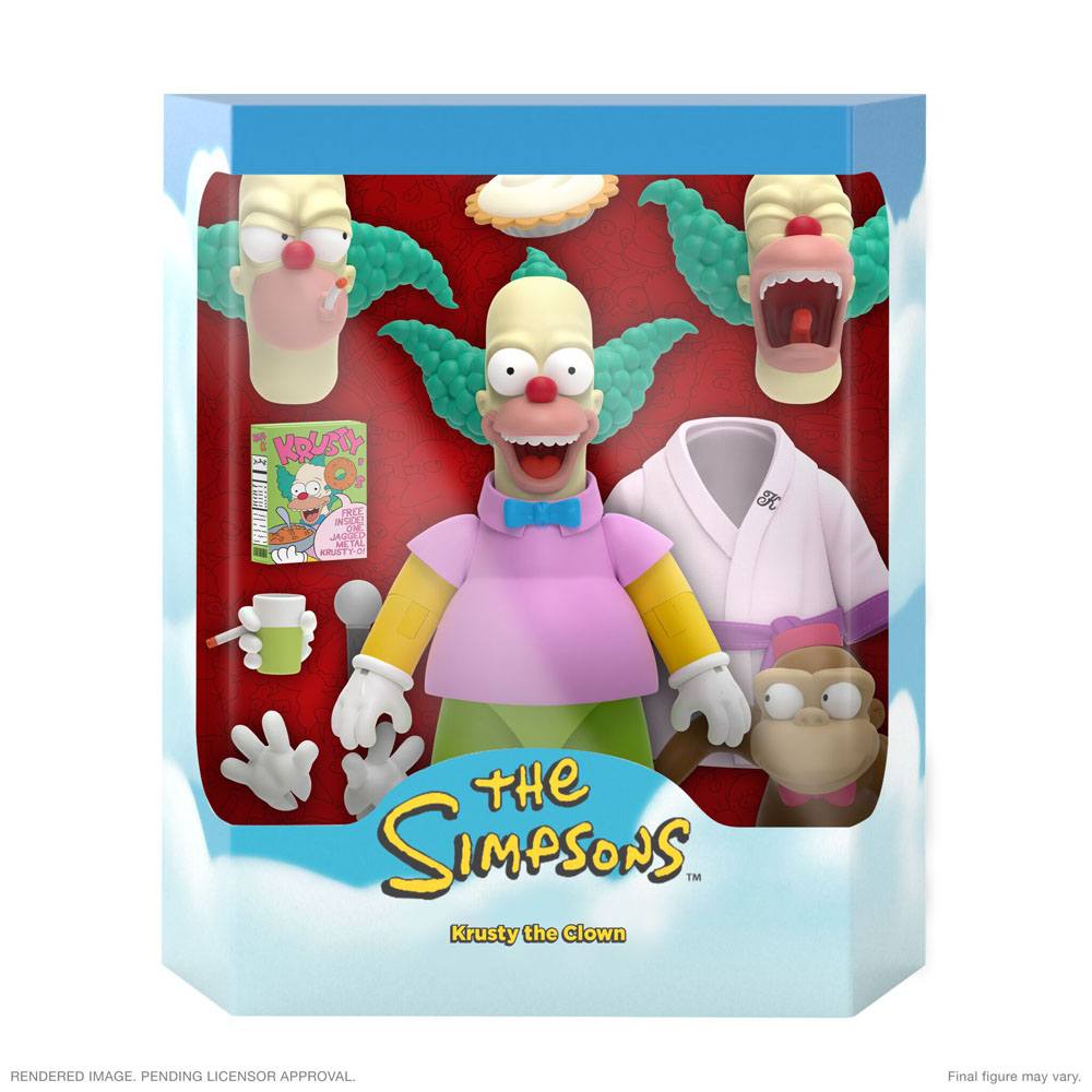 Die Simpsons Ultimates Actionfigur Krusty the Clown 18 cm