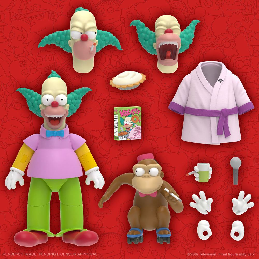 Die Simpsons Ultimates Actionfigur Krusty the Clown 18 cm