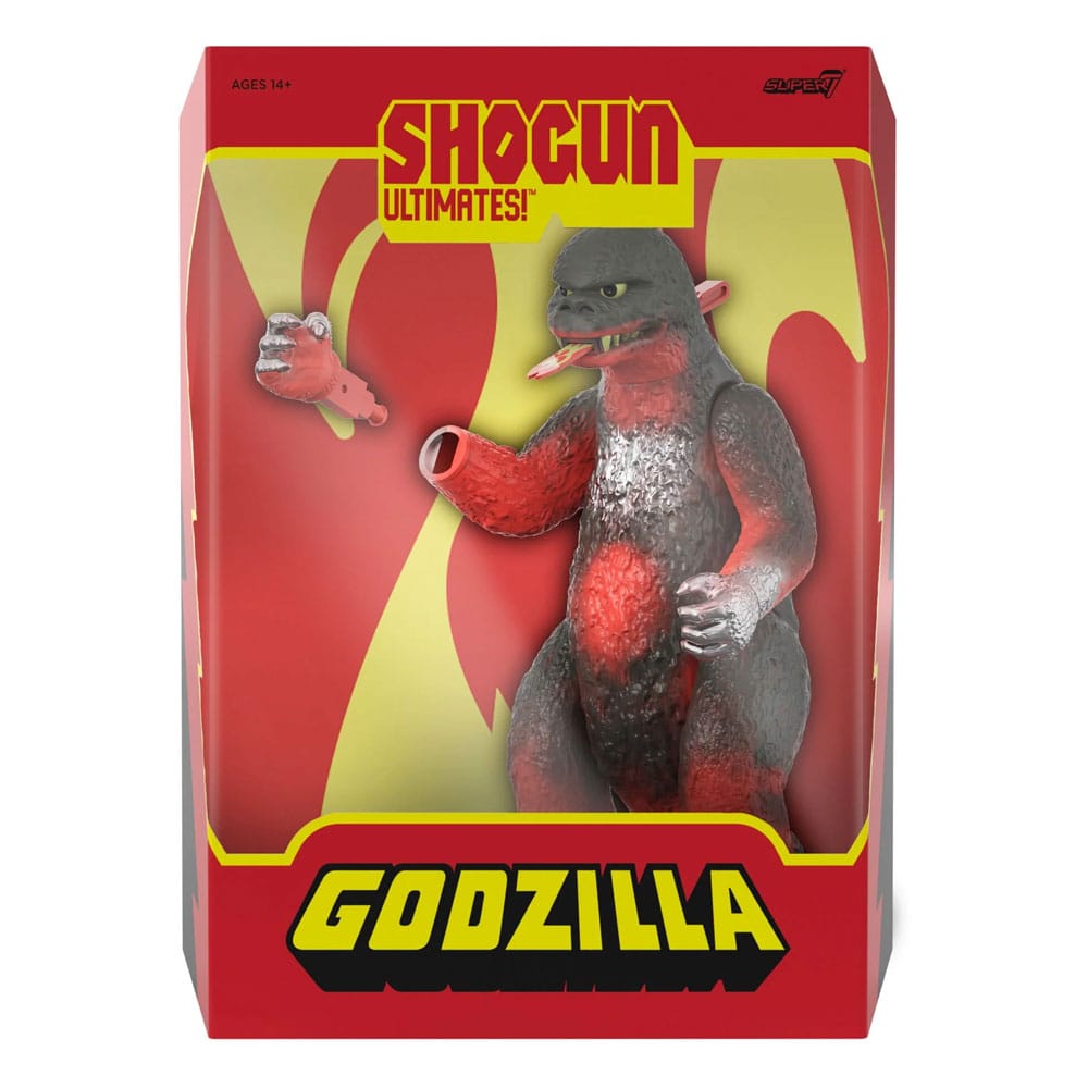 Godzilla Toho Ultimates Actionfigur Shogun Godzilla Vintage Red 18 cm