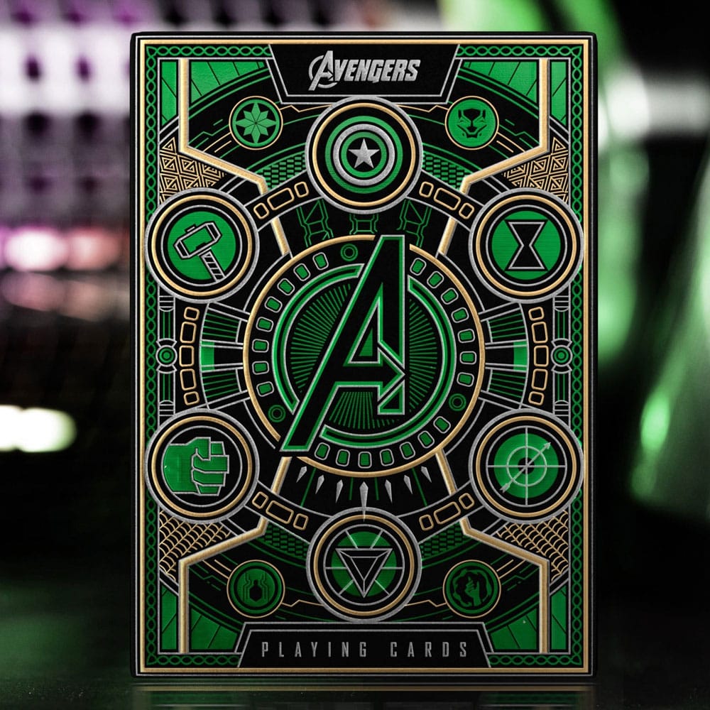 Avengers - The Infinity Saga Spielkarten Green Version