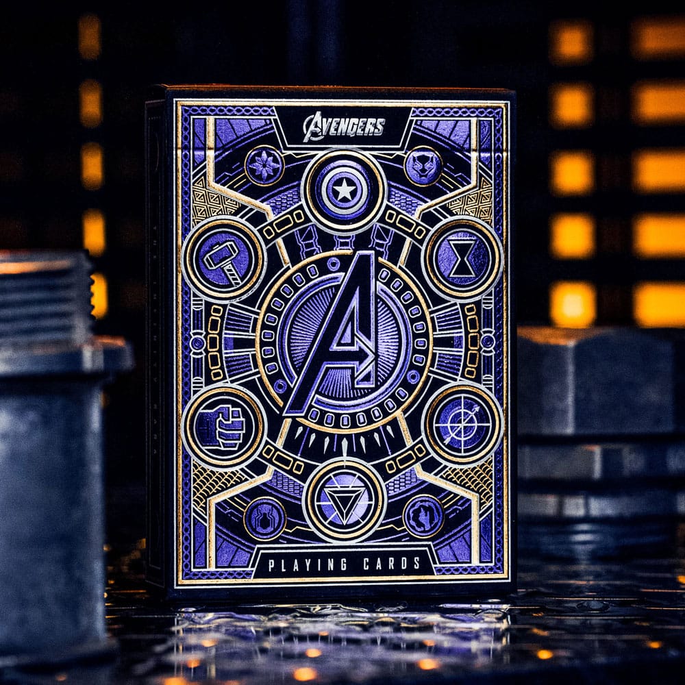 Avengers - The Infinity Saga Spielkarten Blue Version