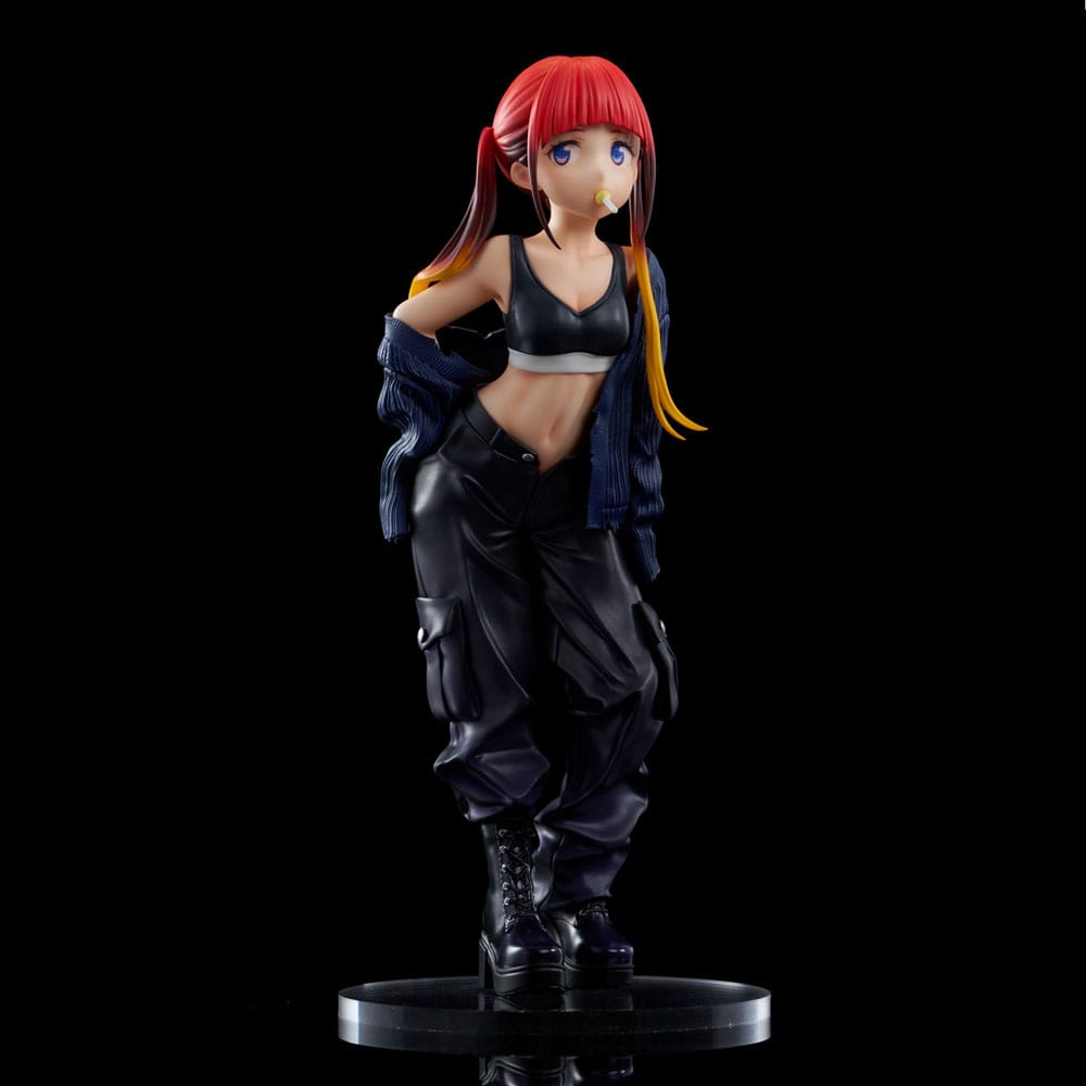 Gridman Universe Zozo Black Collection Statue PVC Chise Asukagawa 21 cm