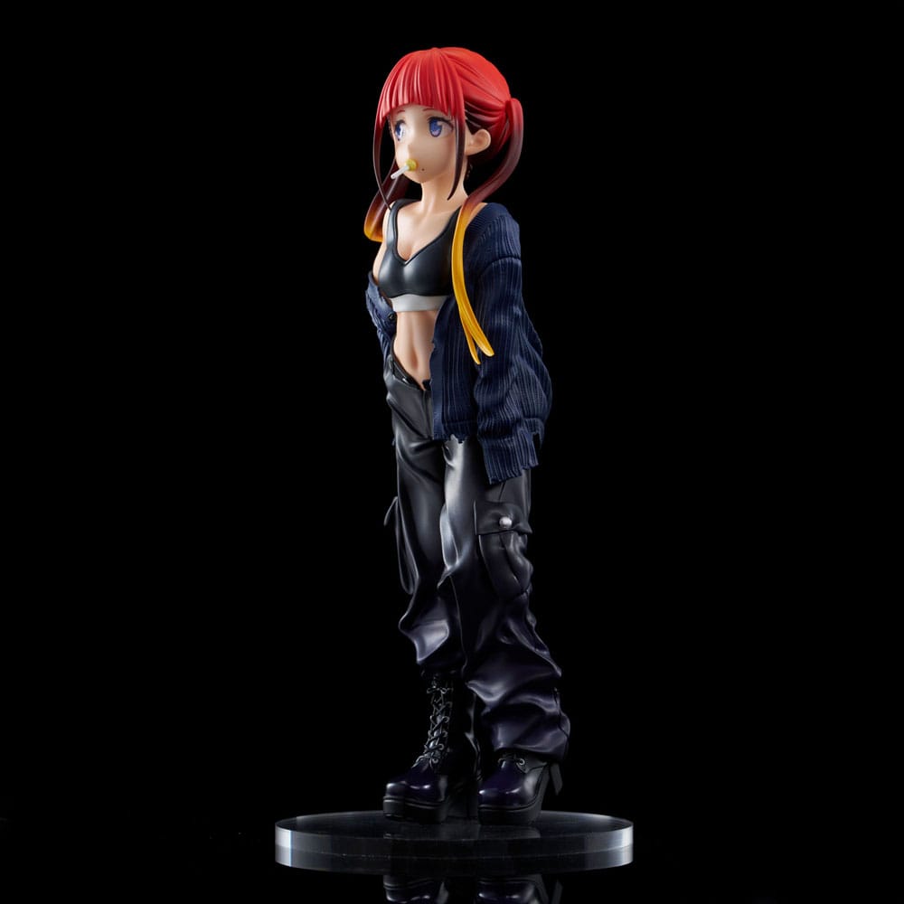 Gridman Universe Zozo Black Collection Statue PVC Chise Asukagawa 21 cm