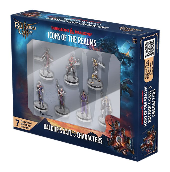 D&D Icons of the Realms Miniaturen vorbemalt Planescape: Baldur's Gate 3 - Character Boxed Set