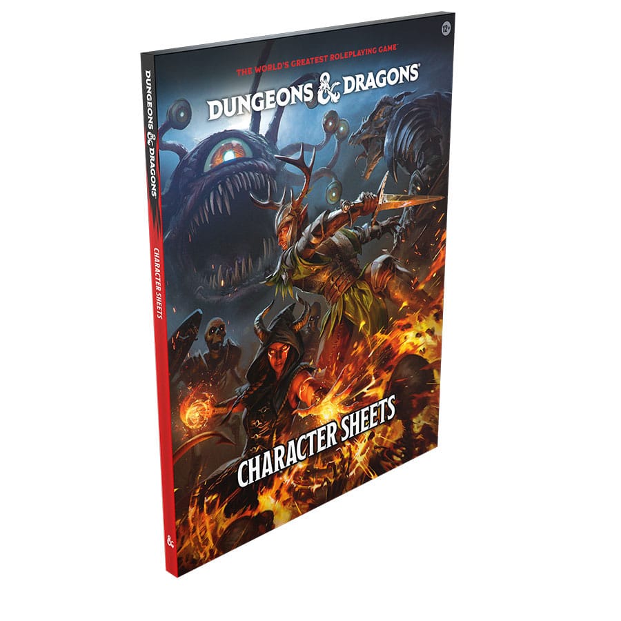 Dungeons & Dragons RPG Charakterbögen 2024 englisch