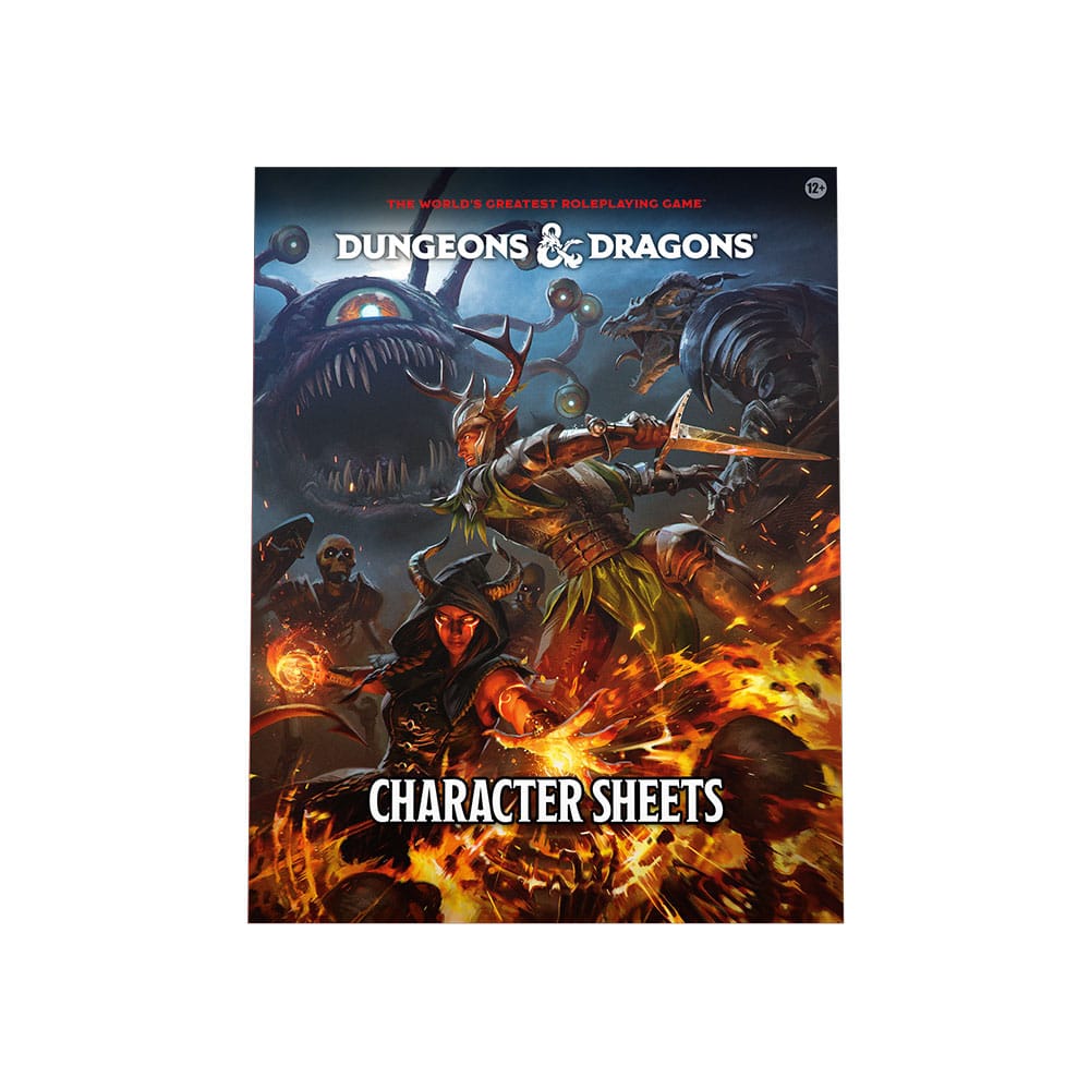 Dungeons & Dragons RPG Charakterbögen 2024 englisch