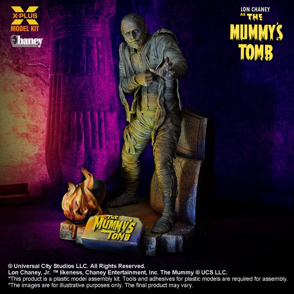 Das Grab der Mumie Plastic Model Kit 1/8 Lon Chaney Jr. as Mummy 23 cm