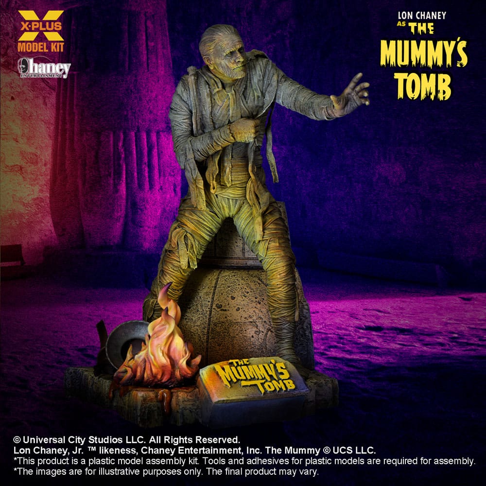 Das Grab der Mumie Plastic Model Kit 1/8 Lon Chaney Jr. as Mummy 23 cm