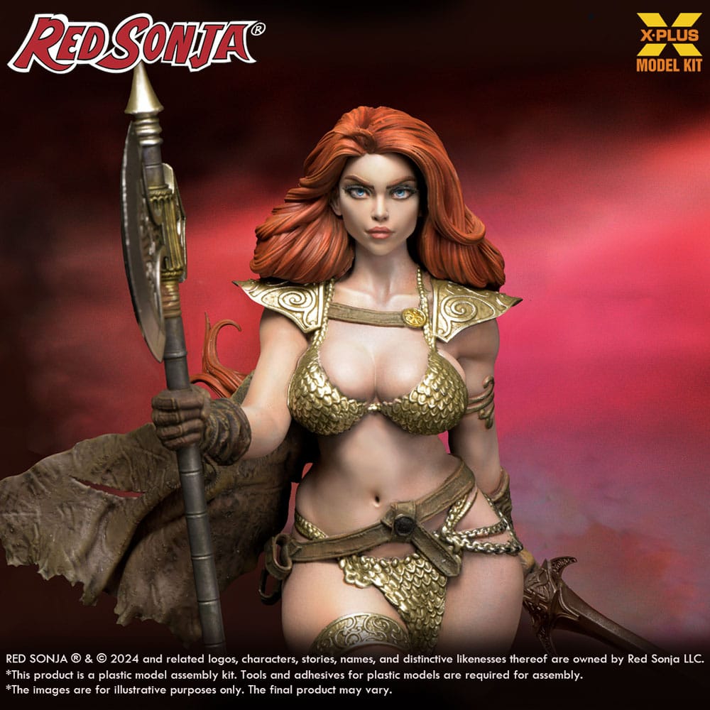 Red Sonja Plastic Model Kit 1/8 Red Sonja 27 cm