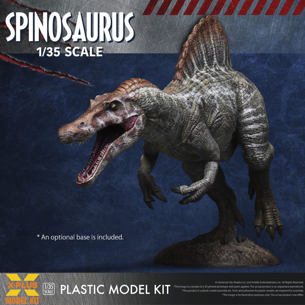 Jurassic Park III Plastic Model Kit 1/35 Spinosaurus 41 cm