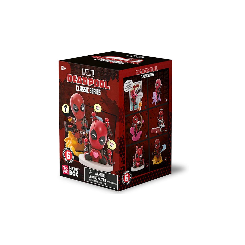 Marvel Hero Box Classic Series Minifiguren Deadpool 8 cm Display (6)