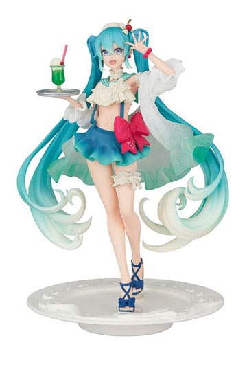 Hatsune Miku PVC Statue Hatsune Miku SweetSweets Series Melon Soda Float 18 cm