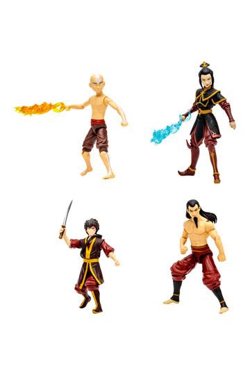 Avatar - Der Herr der Elemente Actionfiguren 4er-Pack Final Battle 13 cm