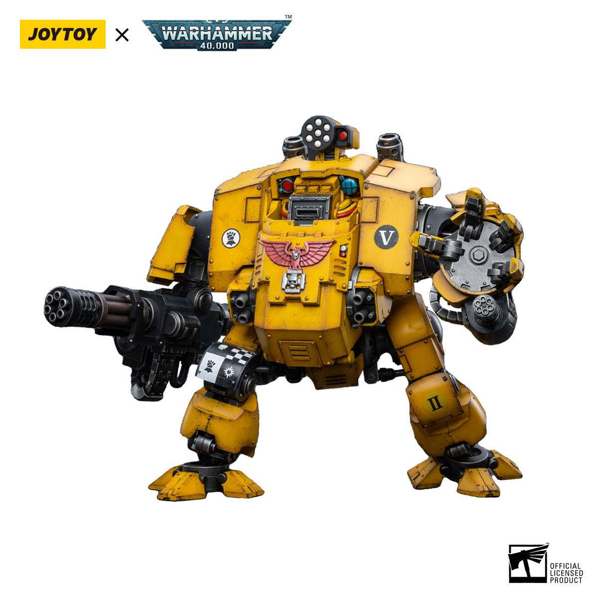 Warhammer 40k Actionfigur 1/18 Imperial Fists Redemptor Dreadnought 30 cm