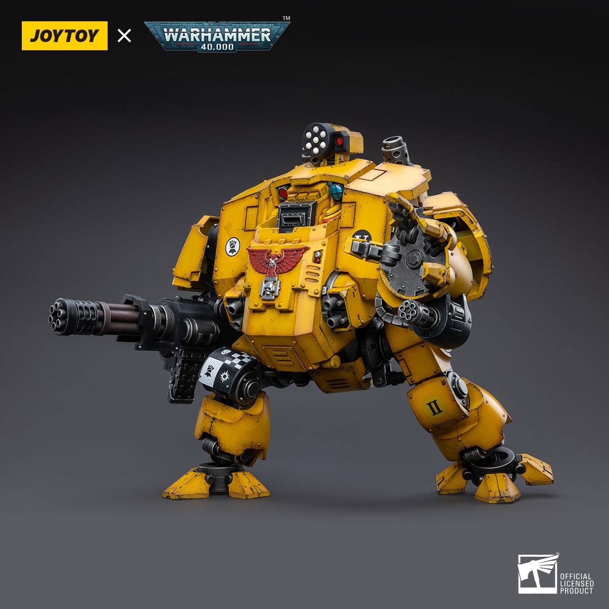 Warhammer 40k Actionfigur 1/18 Imperial Fists Redemptor Dreadnought 30 cm