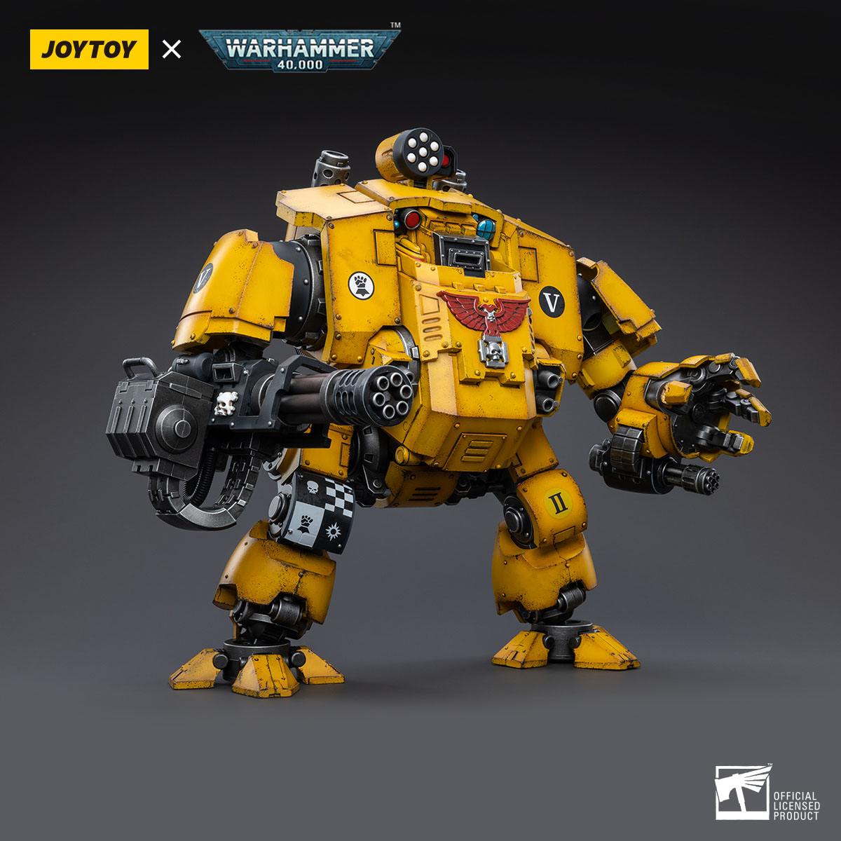 Warhammer 40k Actionfigur 1/18 Imperial Fists Redemptor Dreadnought 30 cm