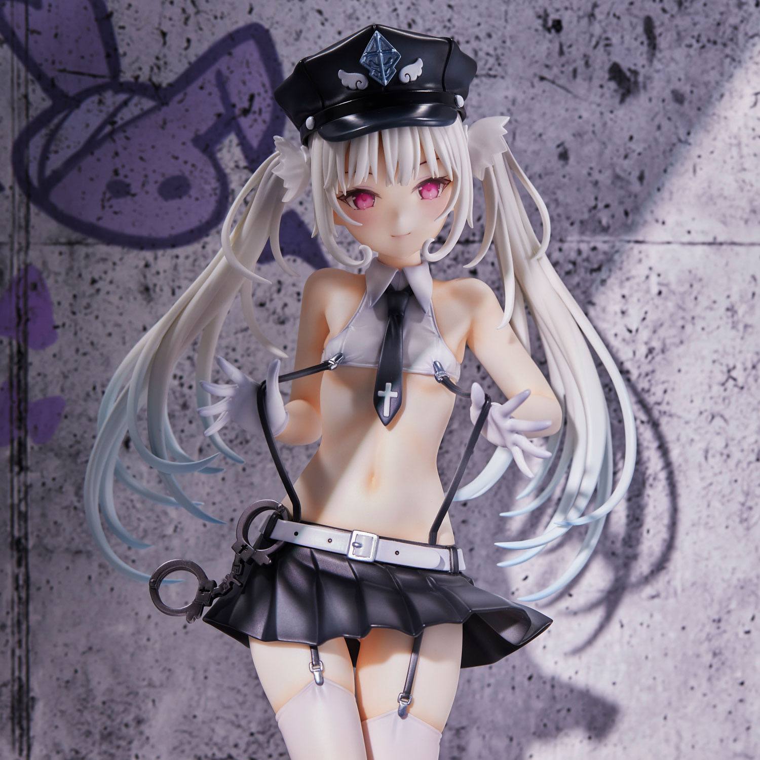 Original Character PVC Statue Angel Police Illustration by Rurudo 23 cm