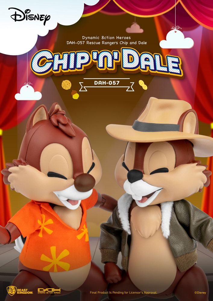 Chip und Chap - Die Ritter des Rechts Dynamic 8ction Heroes Actionfiguren 1/9 Chip & Dale 10 cm