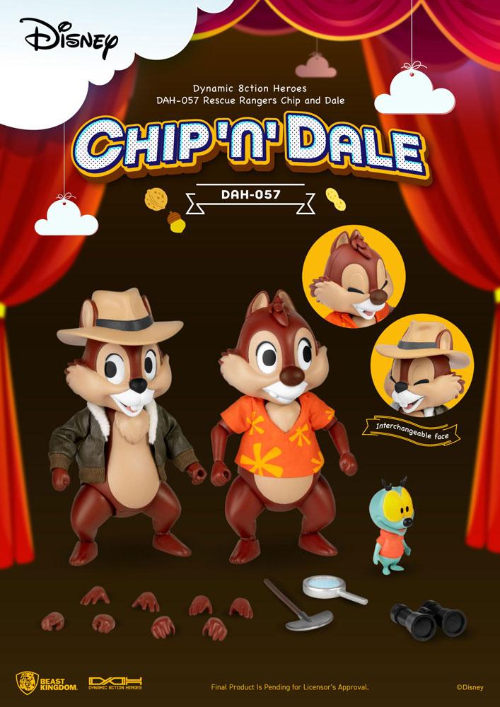 Chip und Chap - Die Ritter des Rechts Dynamic 8ction Heroes Actionfiguren 1/9 Chip & Dale 10 cm