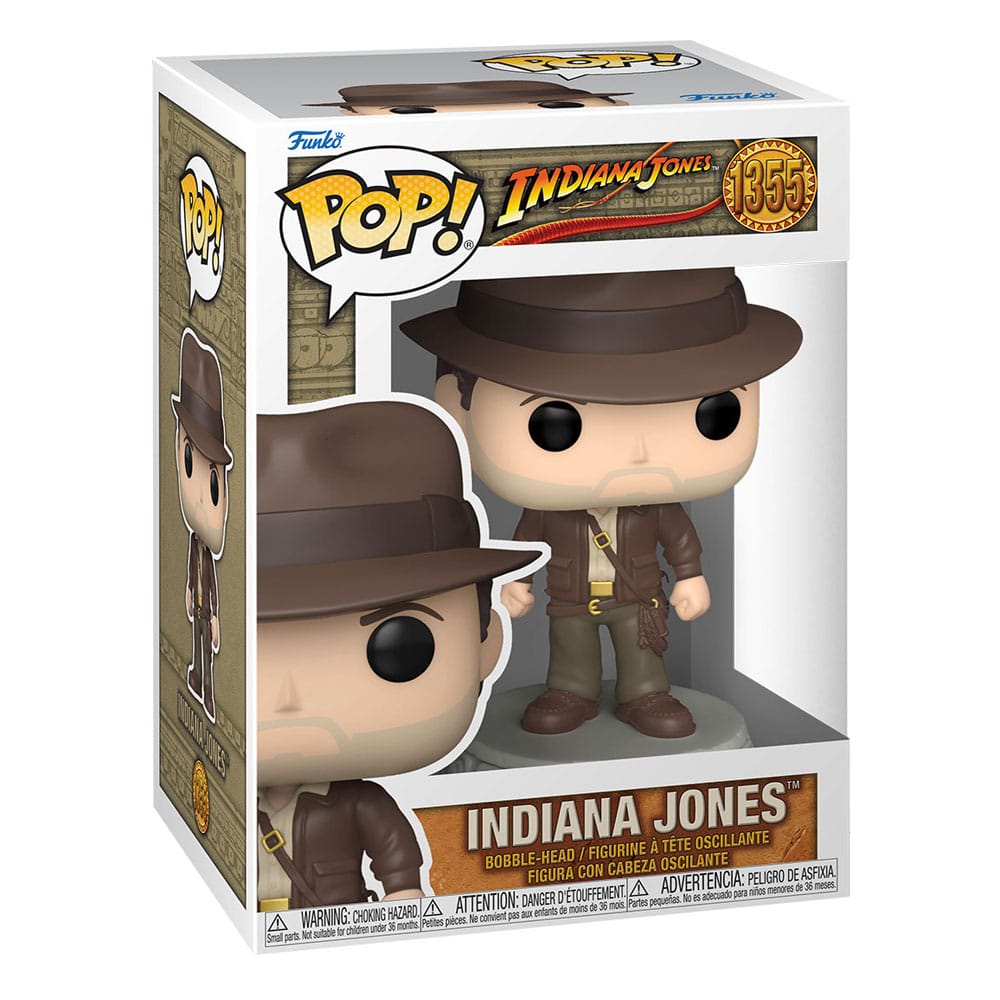 Indiana Jones POP! Movies Vinyl Figur Indiana Jones w/Jacket 9 cm
