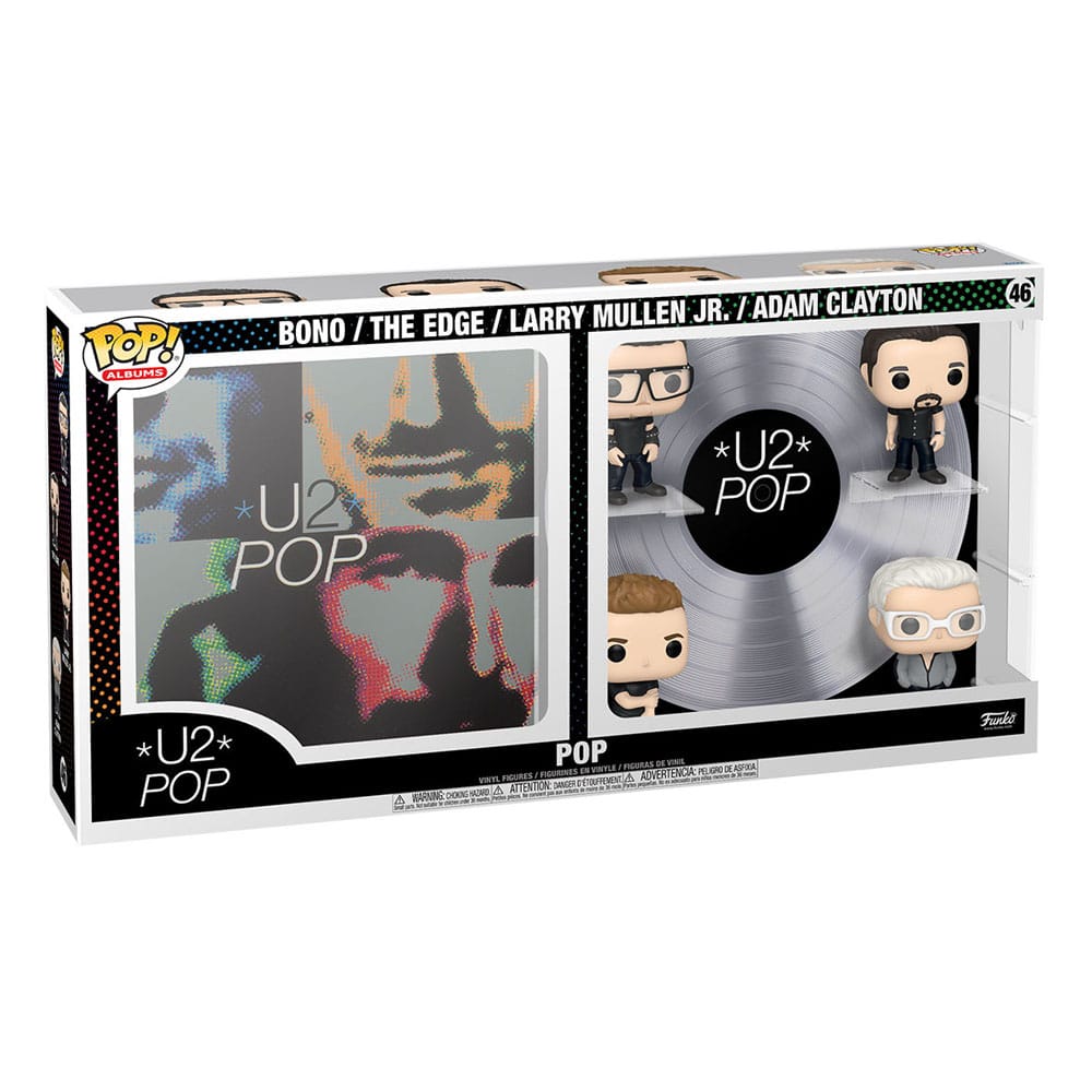 U2 POP! Albums DLX Vinyl Figuren 4er-Pack POP 9 cm