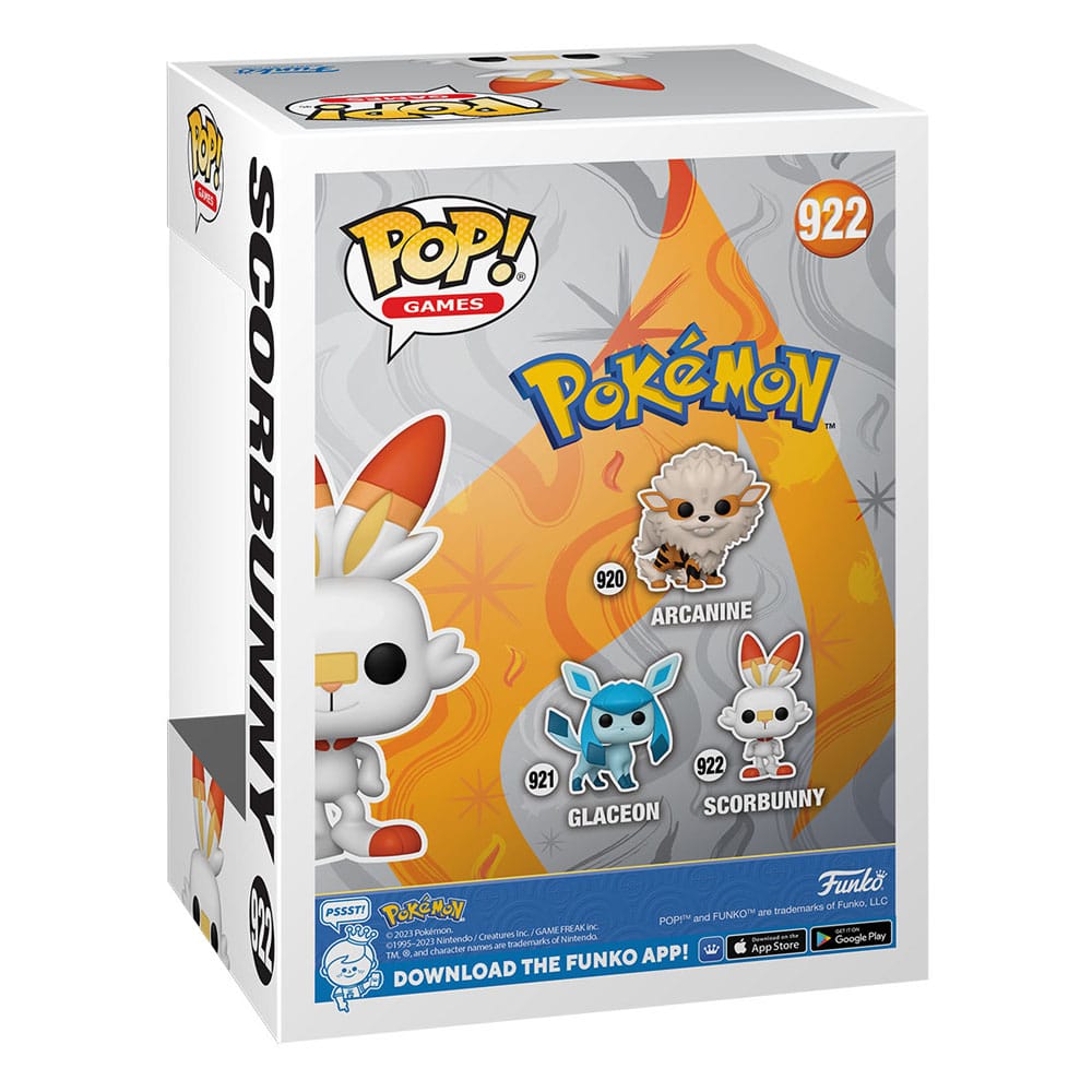 Pokemon POP! Games Vinyl Figur Scorbunny (EMEA) 9 cm