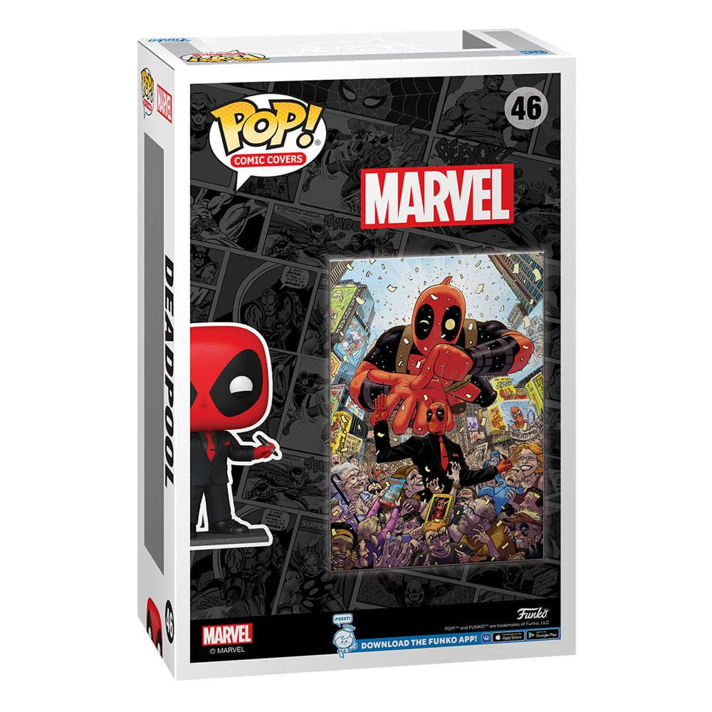Marvel POP! Comic Cover Vinyl Figur Deadpool (2025) #1 Deadpool in Bla