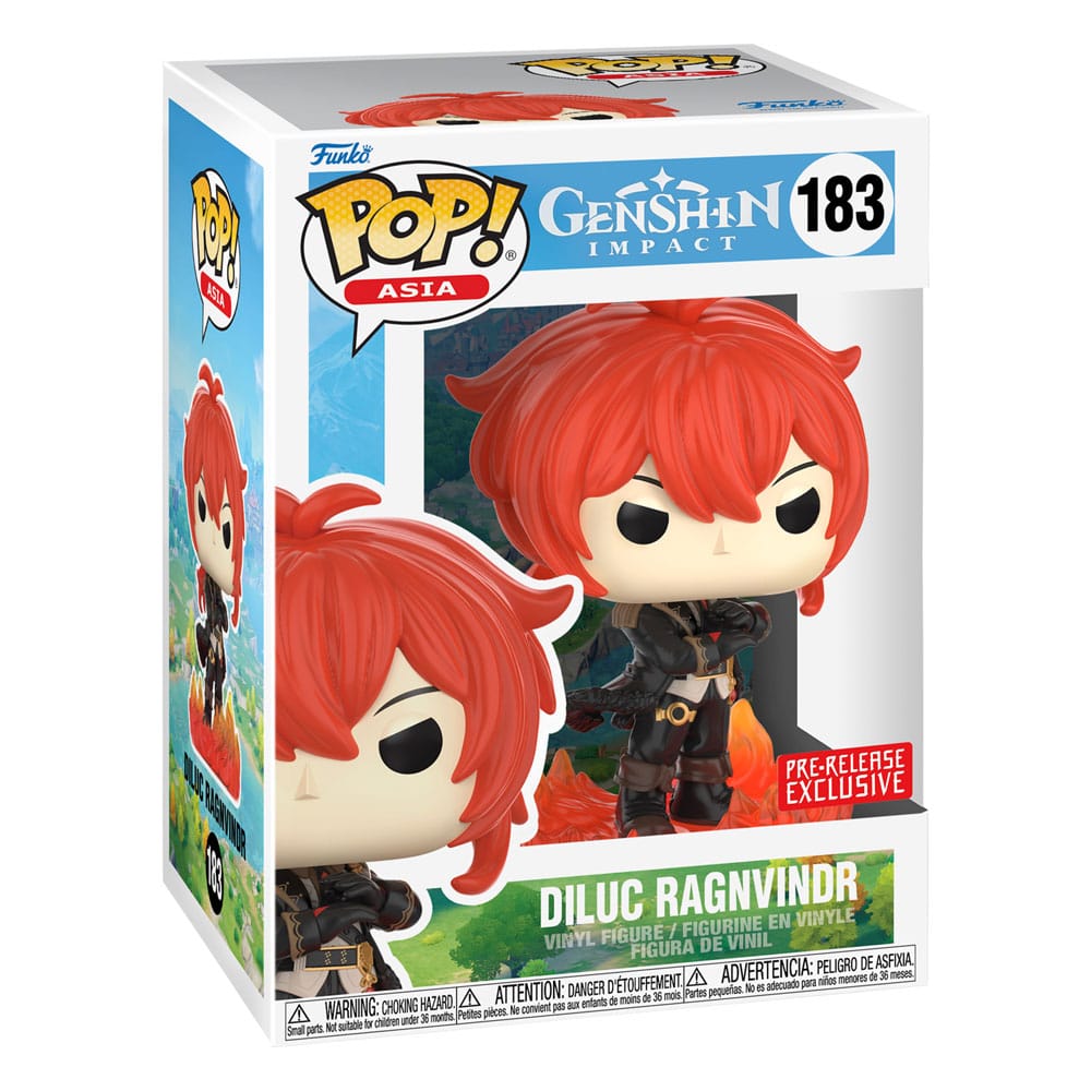 Genshin Impact POP! Games Vinyl Figur Diluc Ragnvindr 9 cm