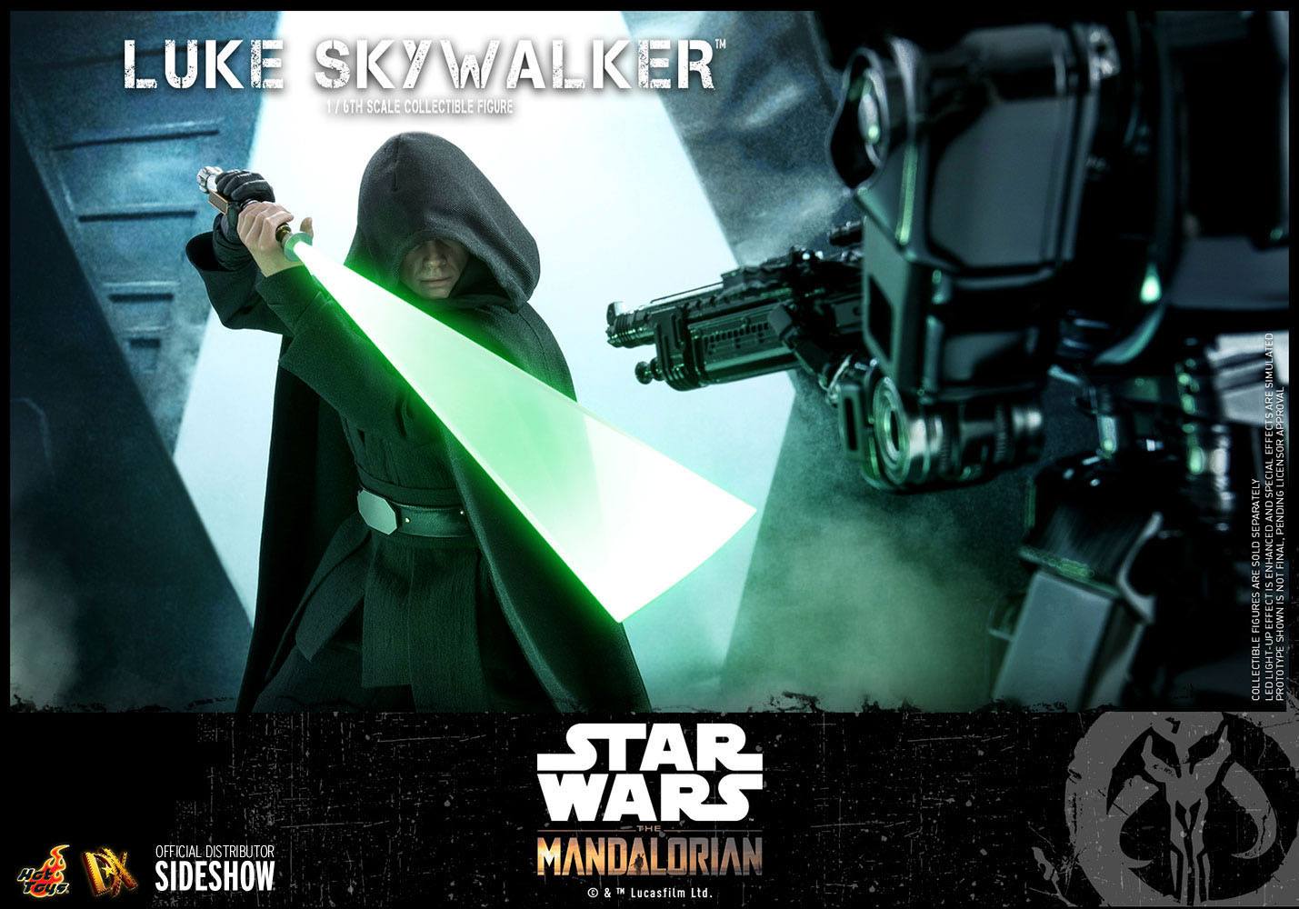 Star Wars The Mandalorian Actionfigur 1/6 Luke Skywalker 30 cm