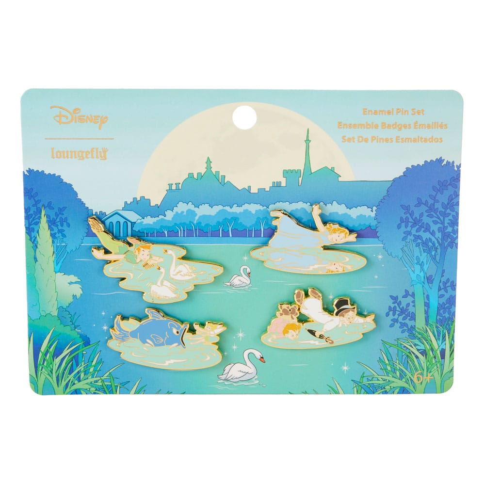 Disney by Loungefly Pin Ansteck-Pins 4er-Set Peter Pan You can fly 3 cm