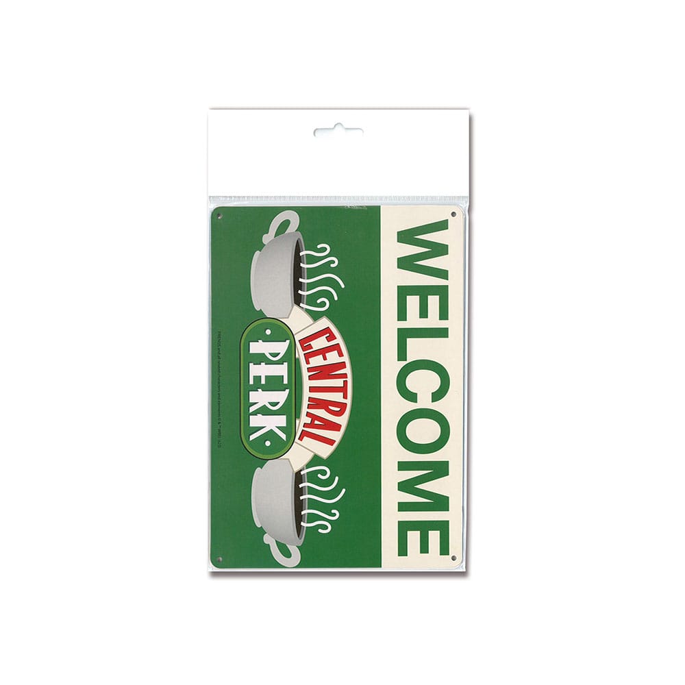 Friends Blechschild Central Perk Welcome 15 x 21 cm